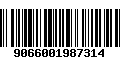 Código de Barras 9066001987314