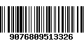 Código de Barras 9076809513326