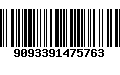 Código de Barras 9093391475763