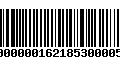 Código de Barras 9100000016218530000503