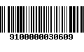 Código de Barras 9100000030609