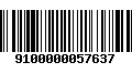 Código de Barras 9100000057637