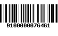 Código de Barras 9100000076461