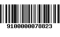 Código de Barras 9100000078823