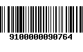 Código de Barras 9100000090764