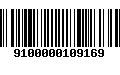 Código de Barras 9100000109169