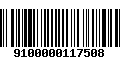 Código de Barras 9100000117508