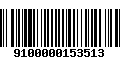 Código de Barras 9100000153513