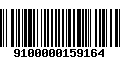 Código de Barras 9100000159164