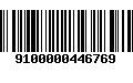 Código de Barras 9100000446769