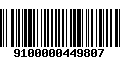 Código de Barras 9100000449807