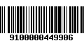 Código de Barras 9100000449906