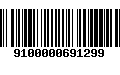 Código de Barras 9100000691299