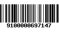 Código de Barras 9100000697147