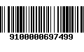 Código de Barras 9100000697499