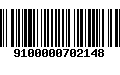 Código de Barras 9100000702148