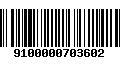 Código de Barras 9100000703602