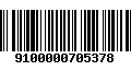 Código de Barras 9100000705378