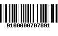 Código de Barras 9100000707891