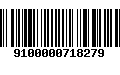 Código de Barras 9100000718279