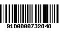 Código de Barras 9100000732848