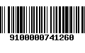 Código de Barras 9100000741260