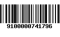 Código de Barras 9100000741796