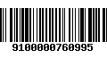 Código de Barras 9100000760995