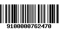 Código de Barras 9100000762470