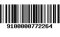 Código de Barras 9100000772264