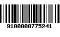 Código de Barras 9100000775241