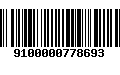 Código de Barras 9100000778693