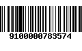 Código de Barras 9100000783574