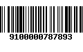 Código de Barras 9100000787893