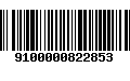 Código de Barras 9100000822853