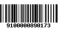 Código de Barras 9100000890173