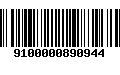 Código de Barras 9100000890944