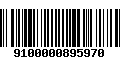 Código de Barras 9100000895970