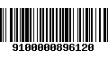 Código de Barras 9100000896120