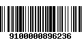 Código de Barras 9100000896236