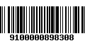 Código de Barras 9100000898308