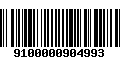 Código de Barras 9100000904993