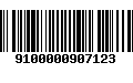 Código de Barras 9100000907123