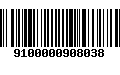 Código de Barras 9100000908038