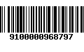 Código de Barras 9100000968797