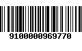 Código de Barras 9100000969770