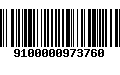 Código de Barras 9100000973760