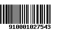 Código de Barras 910001027543