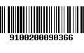 Código de Barras 9100200090366