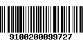 Código de Barras 9100200099727